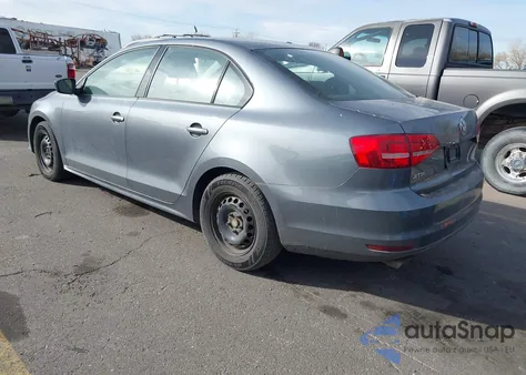 2015 Volkswagen Jetta 2.0L S из США, поврежденный, VIN 3VW2K7AJ2FM313928